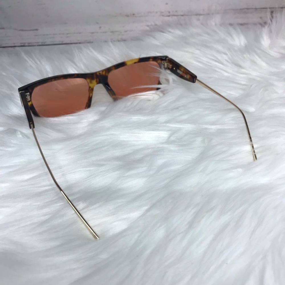 Derek Lam Natalie Cloud Tortoise Retro Sunglasses - Picture 14 of 16